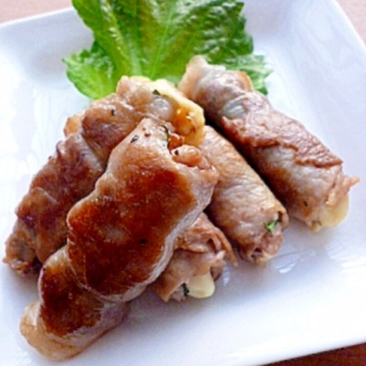 豚肉 しそ チーズ レンジで簡単 ホクホク長いものチーズ豚巻き 豚肉 しそ チーズ レンジで簡単 ホクホク長いものチーズ豚巻き